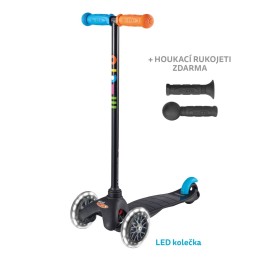 Mini koloběžka MICRO Classic LED | BLACK