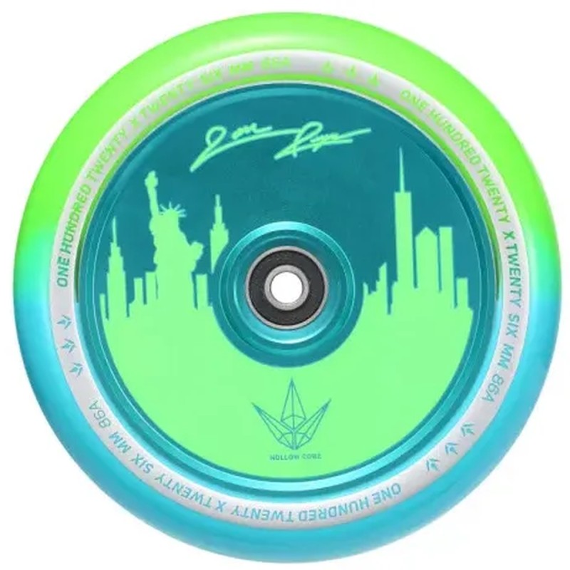 Kolečko BLUNT Signature Jon Reyes 120x24/26mm | 86A | ABEC-9 | GREEN-TEAL