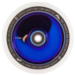 Kolečko STRIKER Lighty Full Core V3 WHITE PU 110mm | 88A | ABEC-9 | BLUE CHROME