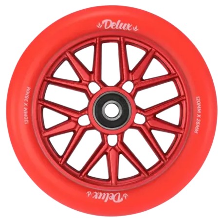 Kolečko BLUNT Delux 120x24/26mm | ABEC-9 | RED