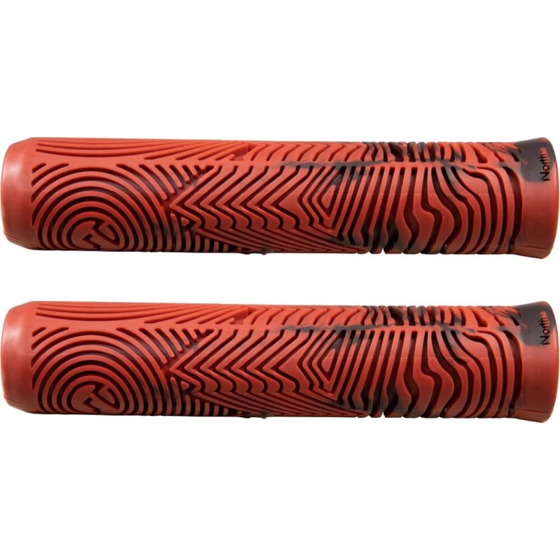 Gripy NORTH Industry 165mm  | BLACK-RED SWIRL