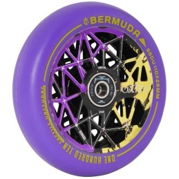 Kolečko OATH Bermuda 110*24/26mm | 88A | ABEC-9 | BLACK-PURPLE-YELLOW
