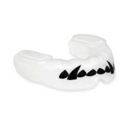 Chránič zubů DBX BUSHIDO Hydragel s tesáky | WHITE-BLACK