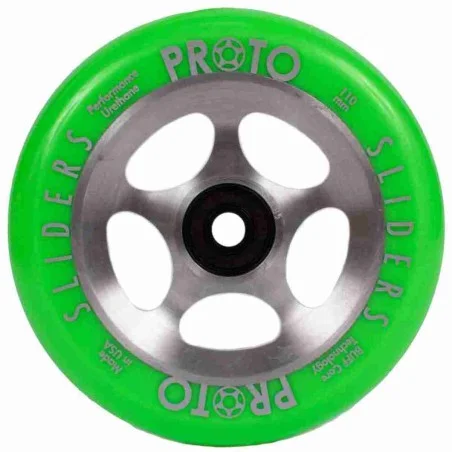 Kolečko PROTO Slider Starbright 110mm | GREEN ON RAW