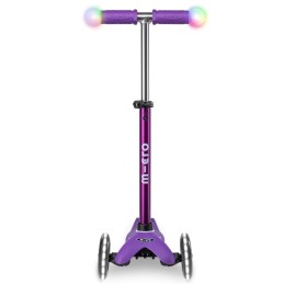 Mini koloběžka MICRO Deluxe Magic LED | PURPLE