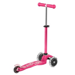 Mini koloběžka MICRO Deluxe LED | PINK