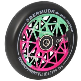Kolečko OATH Bermuda 110*24/26mm | 88A | ABEC-9 | GREEN-PINK-BLACK