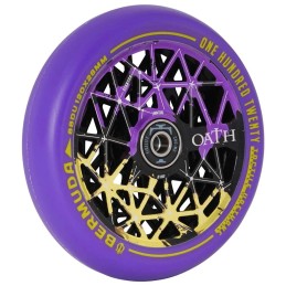 Kolečko OATH Bermuda 120x24/26mm | 88A | ABEC-9 | BLACK-PURPLE-YELLOW
