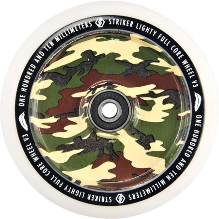 Kolečko STRIKER Lighty Full Core V3 WHITE PU 110mm | 88A | ABEC-9 | CAMOUFLAGE