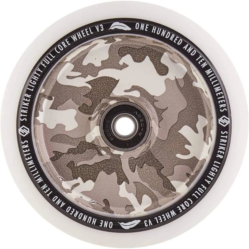 Kolečko STRIKER Lighty Full Core V3 WHITE PU 110mm | 88A | ABEC-9 | SNOW CAMOUFLAGE