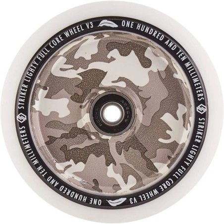 Kolečko STRIKER Lighty Full Core V3 WHITE PU 110mm | 88A | ABEC-9 | SNOW CAMOUFLAGE
