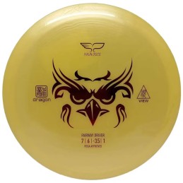 Létající talíř YIKUN DISCS Dragon Line | 21,3cm | 7 6 -3.5 1 | YELLOW