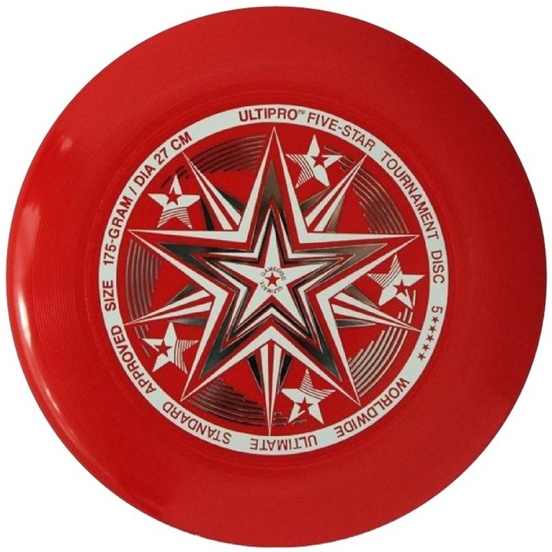 Létající talíř YIKUN DISCS UltiPro Five Star | 27cm | RED