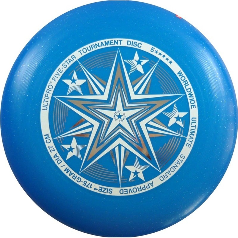 Létající talíř YIKUN DISCS UltiPro Five Star | 27cm | BLUE SPARKLE