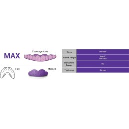 Chránič zubů SISU Next Gen Max | CHARCOAL BLACK