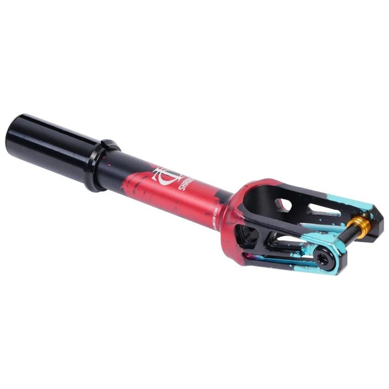 Vidlice OATH Shadow | IHC | 100-125 x 24-28mm | BLACK-TEAL-RED