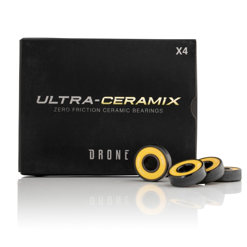 Ložiska DRONE Ultra Ceramix | ABEC 9 | Sada 4ks s rozpěrkami