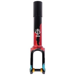 Vidlice OATH Shadow | HIC/SCS | 100-125 x 24-28mm | BLACK-TEAL-RED