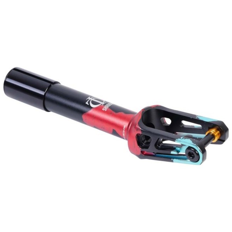 Vidlice OATH Shadow | HIC/SCS | 100-125 x 24-28mm | BLACK-TEAL-RED