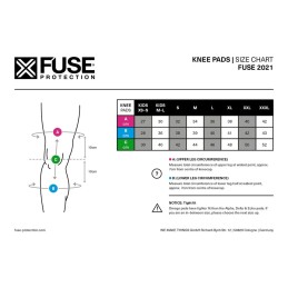 Chrániče kolen FUSE Alpha Lite Knee Pads | Velikosti S-XL | BLACK