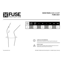 Chrániče holení FUSE Alpha Plus Shin Pads Combo | Velikosti S-XXL | BLACK