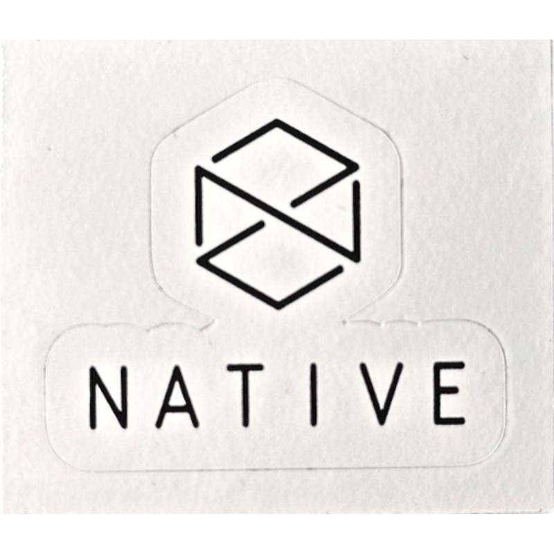 Samolepka NATIVE | 1ks | WHITE
