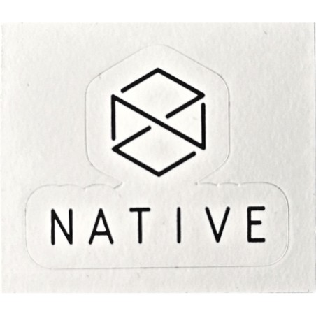 Samolepka NATIVE | 1ks | WHITE