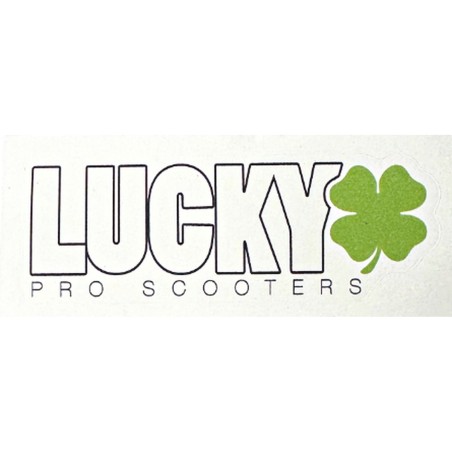 Samolepka LUCKY | 1ks | WHITE