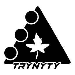 Samolepka TRYNYTY 40x37mm | 1ks | WHITE