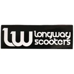 Samolepka LONGWAY 75x25mm | 1ks | BLACK