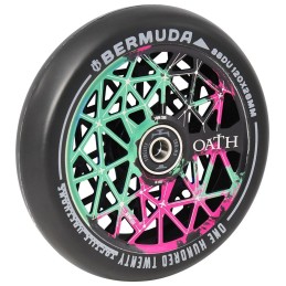 Kolečko OATH Bermuda 120x24/26mm | 88A | ABEC-9 | GREEN-PINK-BLACK