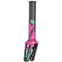 Vidlice OATH Shadow | HIC/SCS | 100-125 x 24-28mm | BLACK-GREEN-PINK