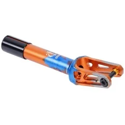Vidlice OATH Shadow | HIC/SCS | 100-125 x 24-28mm | ORANGE-BLUE-TITANIUM