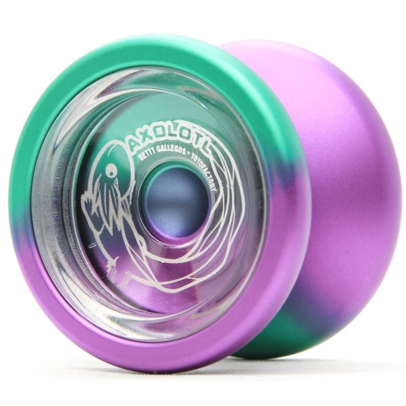 JOJO-YOYO YOYOFACTORY Axolotl Metal | PURPLE-GREEN