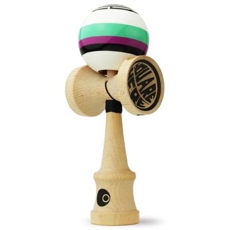 Kendama OKENDAMA Maze 1 SHTICK V2 PAINT | WHITE-TEAL