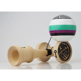 Kendama OKENDAMA Maze 1 SHTICK V2 PAINT | WHITE-TEAL