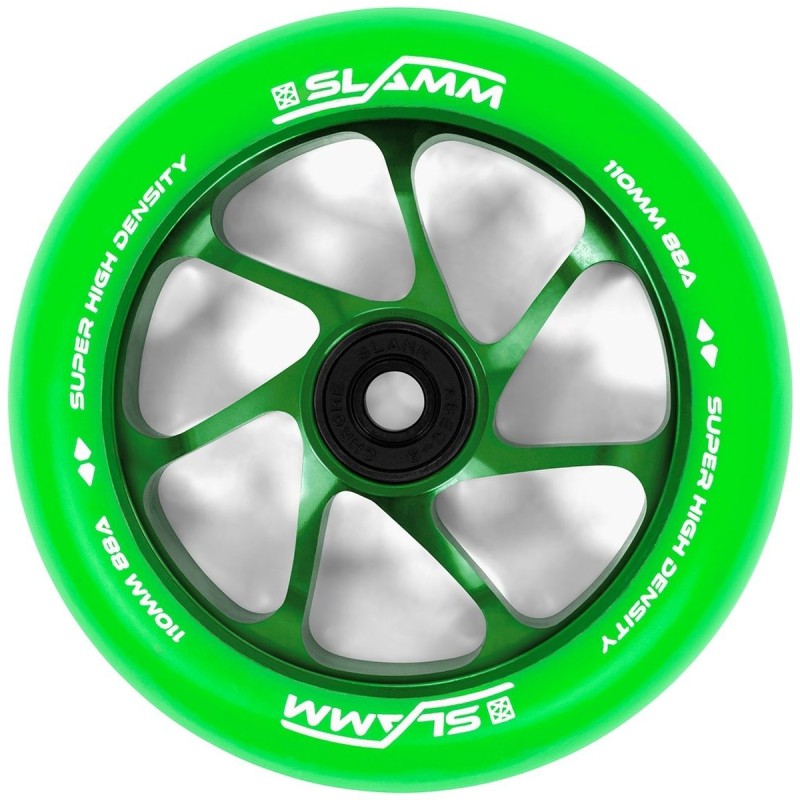Kolečko SLAMM Team 110mm | 88A | ABEC-9 | GREEN-GREEN