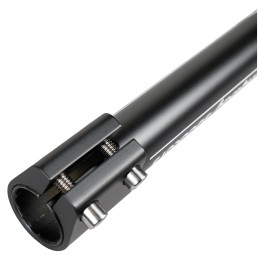 Řídítka LONGWAY Prime T+Y 610mm | 28/32mm | IHC | OCEL | BLACK - včetně gripů a objímky