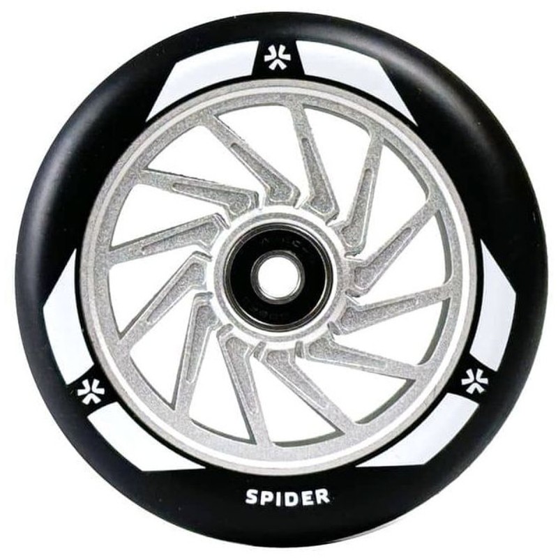 Kolečko UNION Spider 110mm | ABEC-9 | BLACK-SILVER