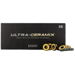 Ložiska DRONE Ultra Ceramix | ABEC 9 | Sada 8ks s rozpěrkami