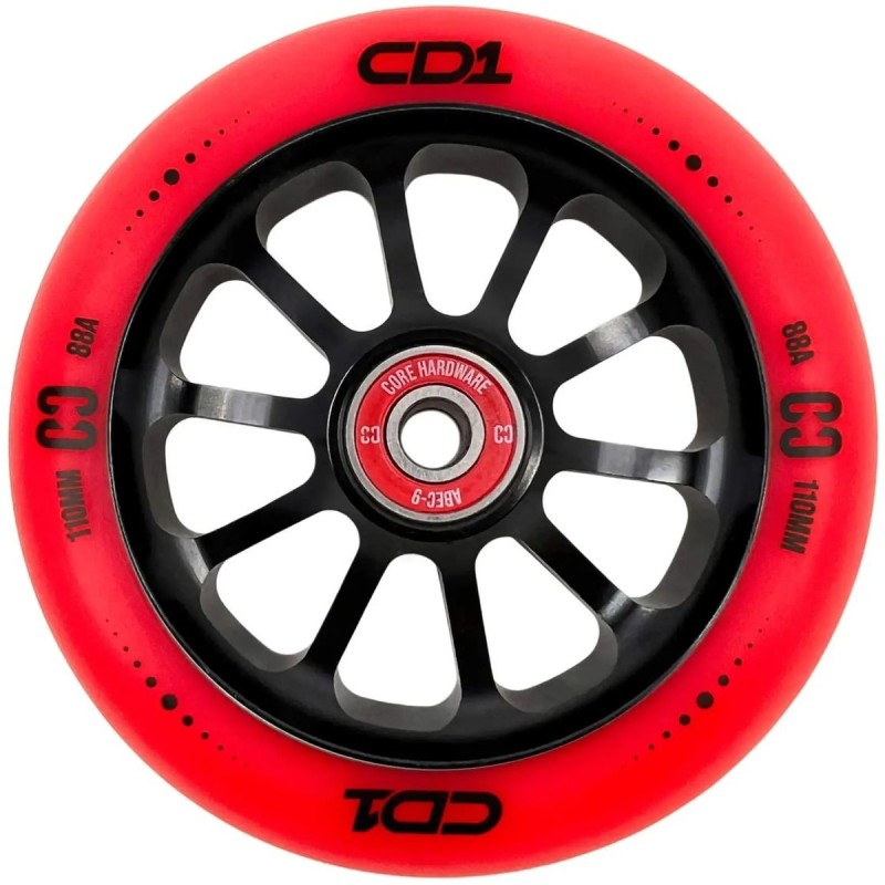 Kolečko CORE CD1 110mm | 88A | ABEC-9 | RED