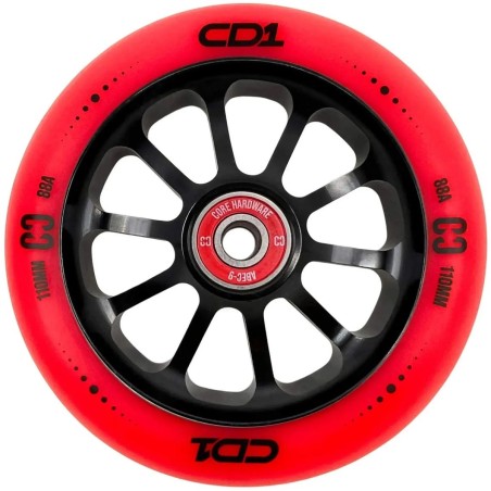 Kolečko CORE CD1 110mm | 88A | ABEC-9 | RED