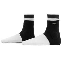 Chrániče kotníků a achilovek REKD Energy Slim Footies RKD805 | velikosti XS-XL | BLACK