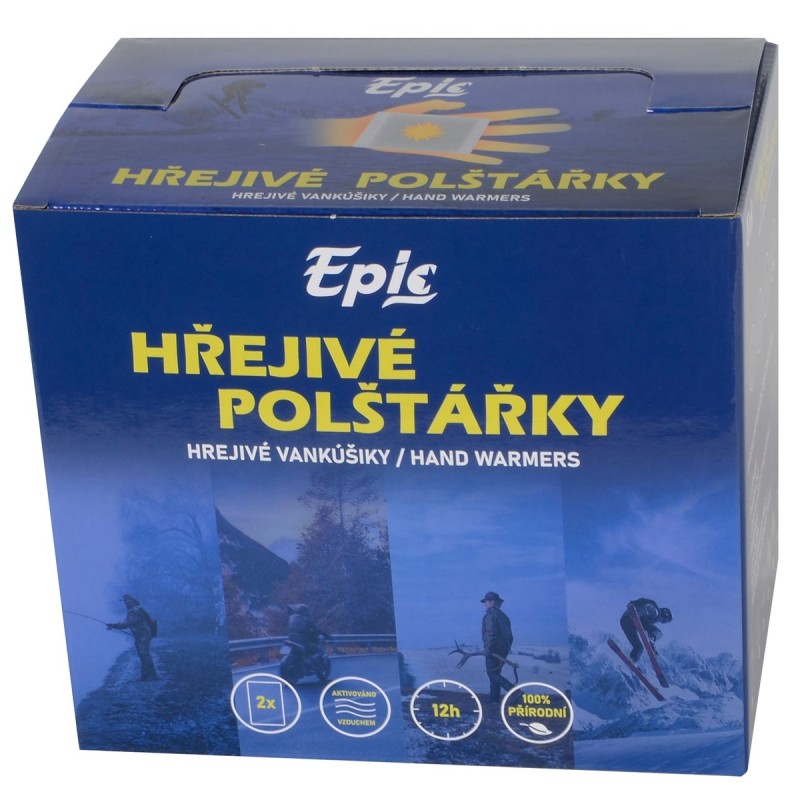 Hřejivé polštářky EPICSTAR na ruce | sada 2ks | 40 balení