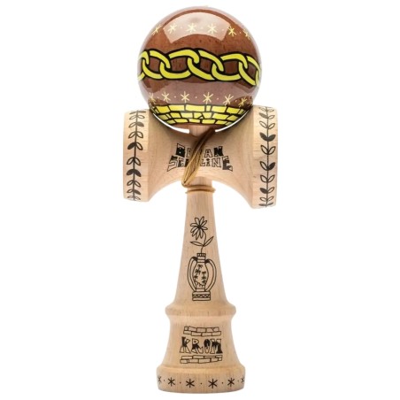 Kendama KROM Bryan Scagline MOD | BROWN