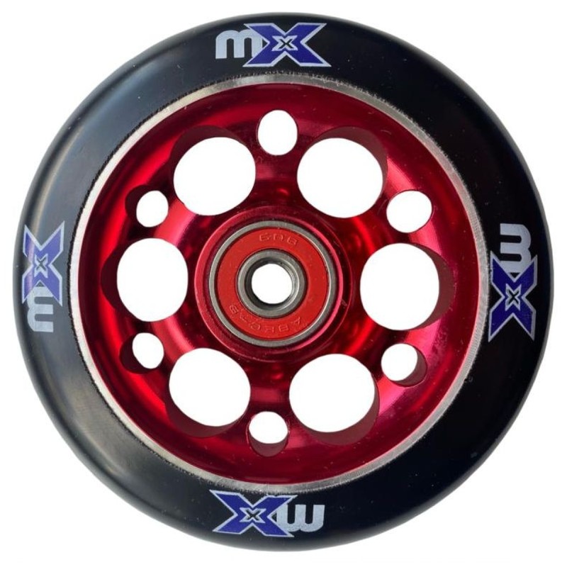 Kolečko MICRO MX 100mm | 87A | ABEC 9 | BLACK-RED