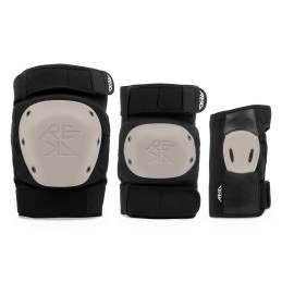 Chrániče kolen, loktů a zápěstí REKD Shield Triple Pad Set RKD765 | Velikosti XS-XL | BLACK-BEIGE