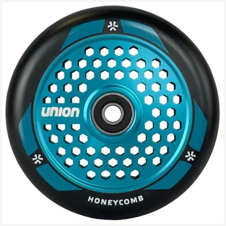 Kolečko UNION Honeycomb 110mm | ABEC-9 | BLACK-TEAL