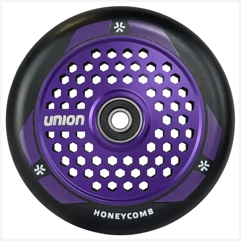 Kolečko UNION Honeycomb 110mm | ABEC-9 | BLACK-PURPLE