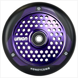 Kolečko UNION Honeycomb 110mm | ABEC-9 | BLACK-POLISHED PURPLE